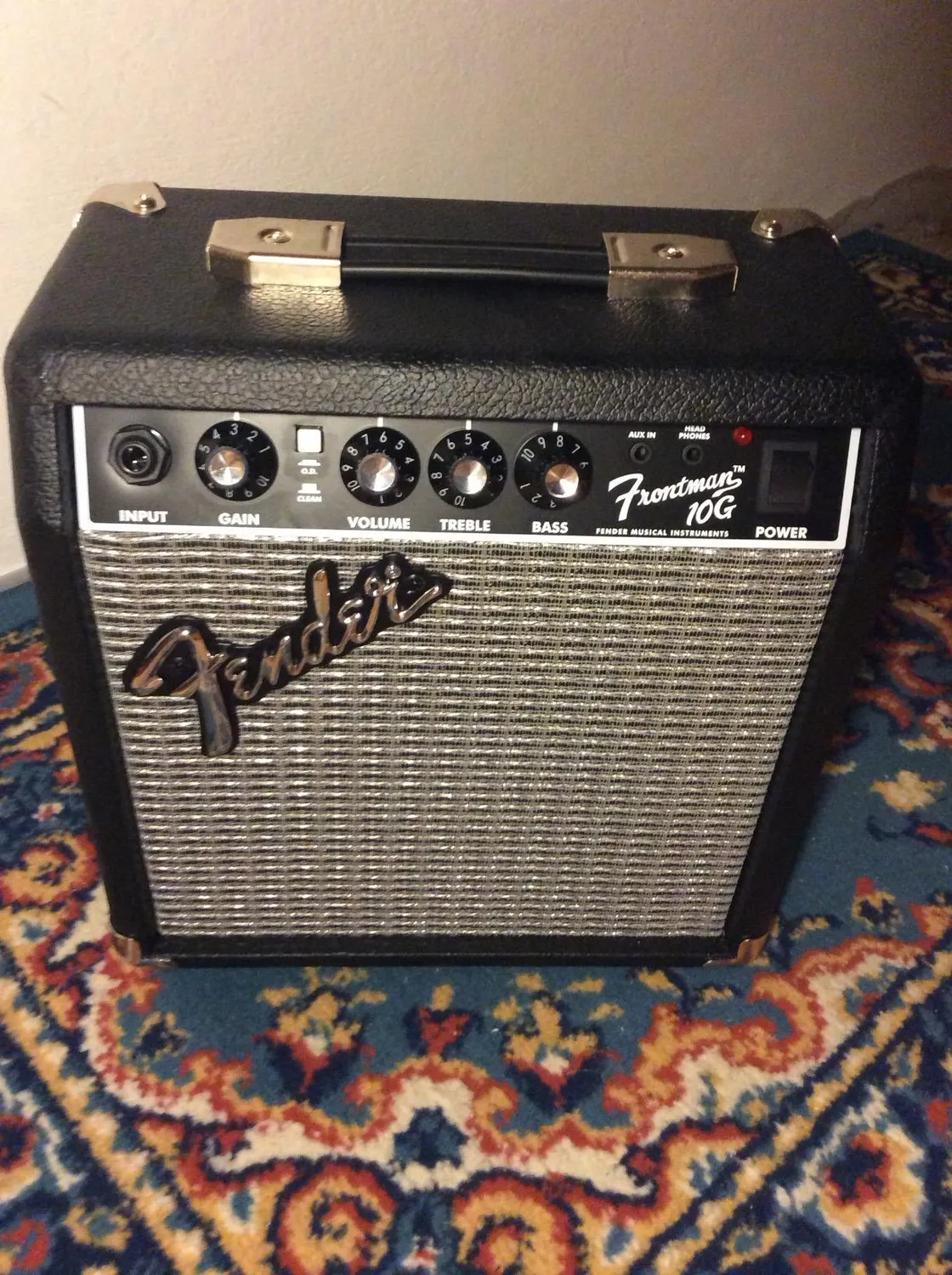 Fender Frontman 10G ampli chitarra 10W con cuffie nero