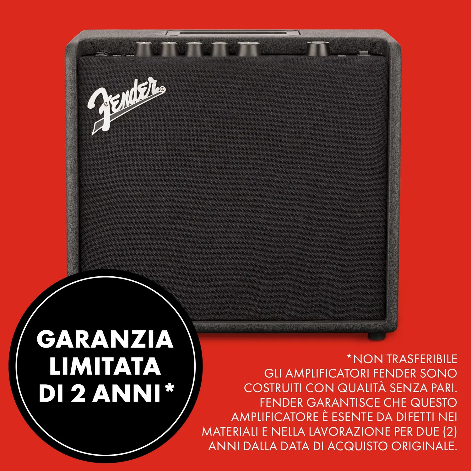 Fender Mustang LT25 Amplificatore Chitarra Digitale 25W