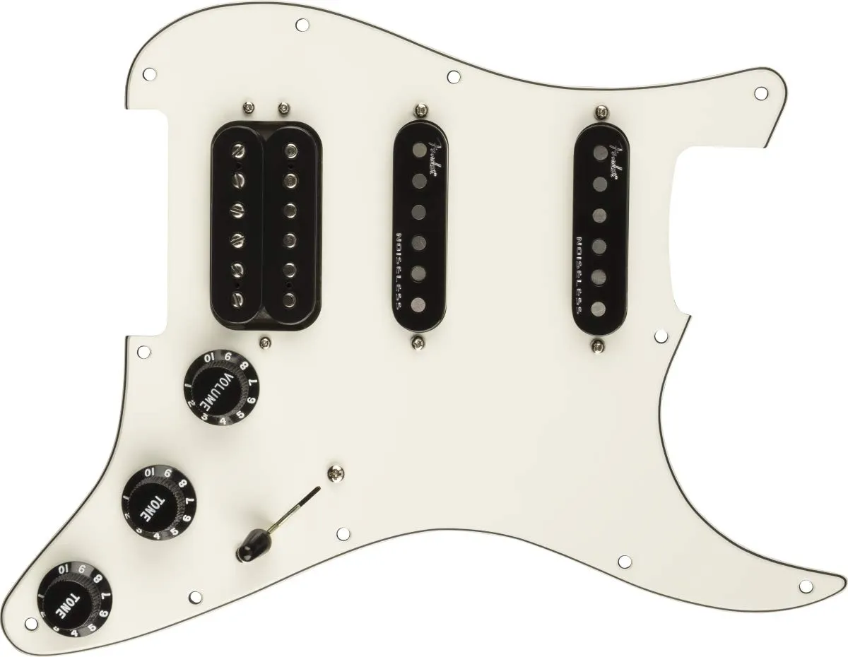 Fender Strat Battipenna Precablato Shawbucker Gen4 Nero