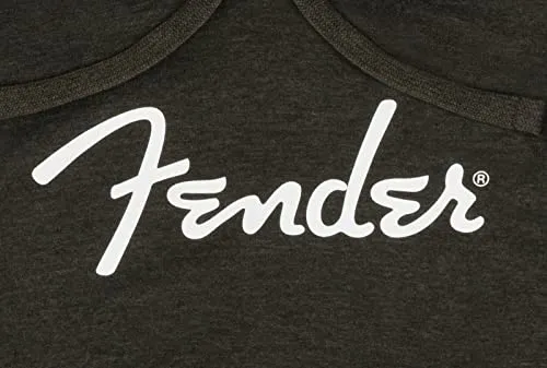 Fender Spaghetti Logo Felpa Cappuccio M grigia melange