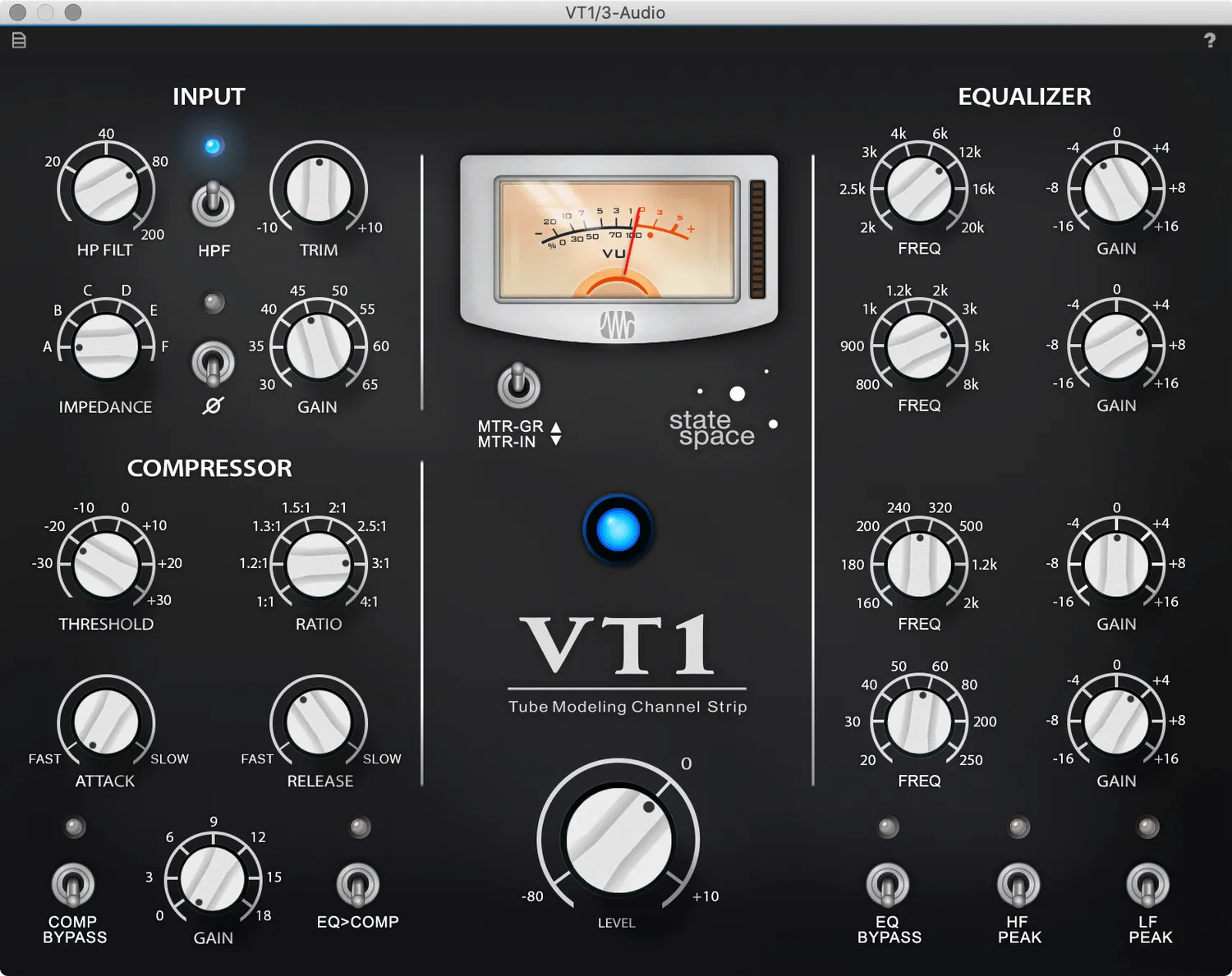 PreSonus Channel Strip Collection plugin audio VT1 RC500