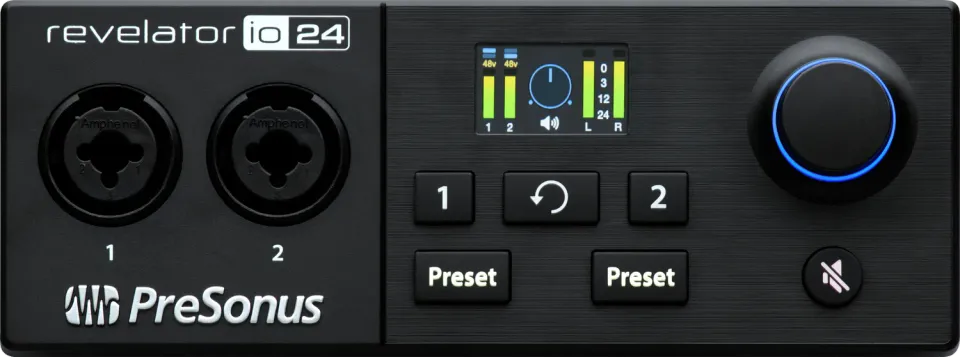 PreSonus Revelator io24 interfaccia audio USB 2 canali