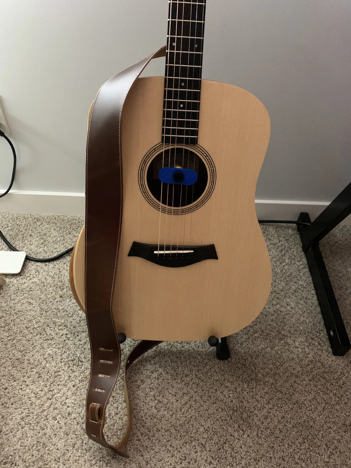 Fender Tracolla Chitarra Pelle Abbronzatura 6,3 cm
