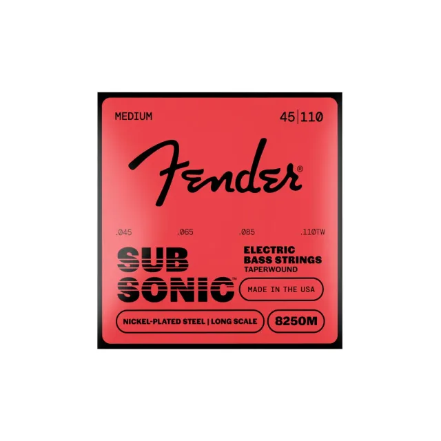 Fender Super 8250M corde basso 4 corde nickel 40-110