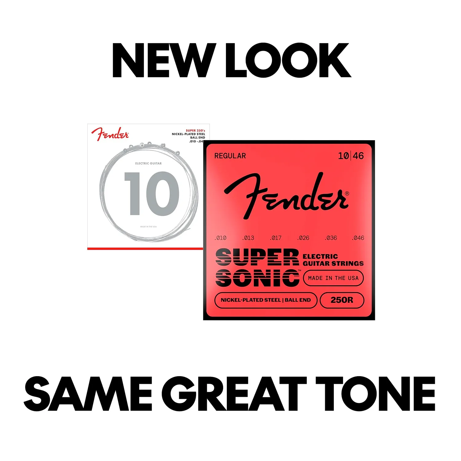 Fender SuperSonic 250R corde chitarra elettrica 10-46 nichel