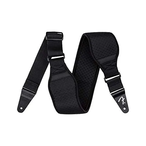 Fender Swell tracolla neoprene nera 7,5 cm chitarra basso
