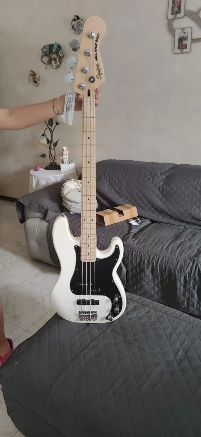 Squier Affinity Precision PJ basso elettrico bianco olimpico