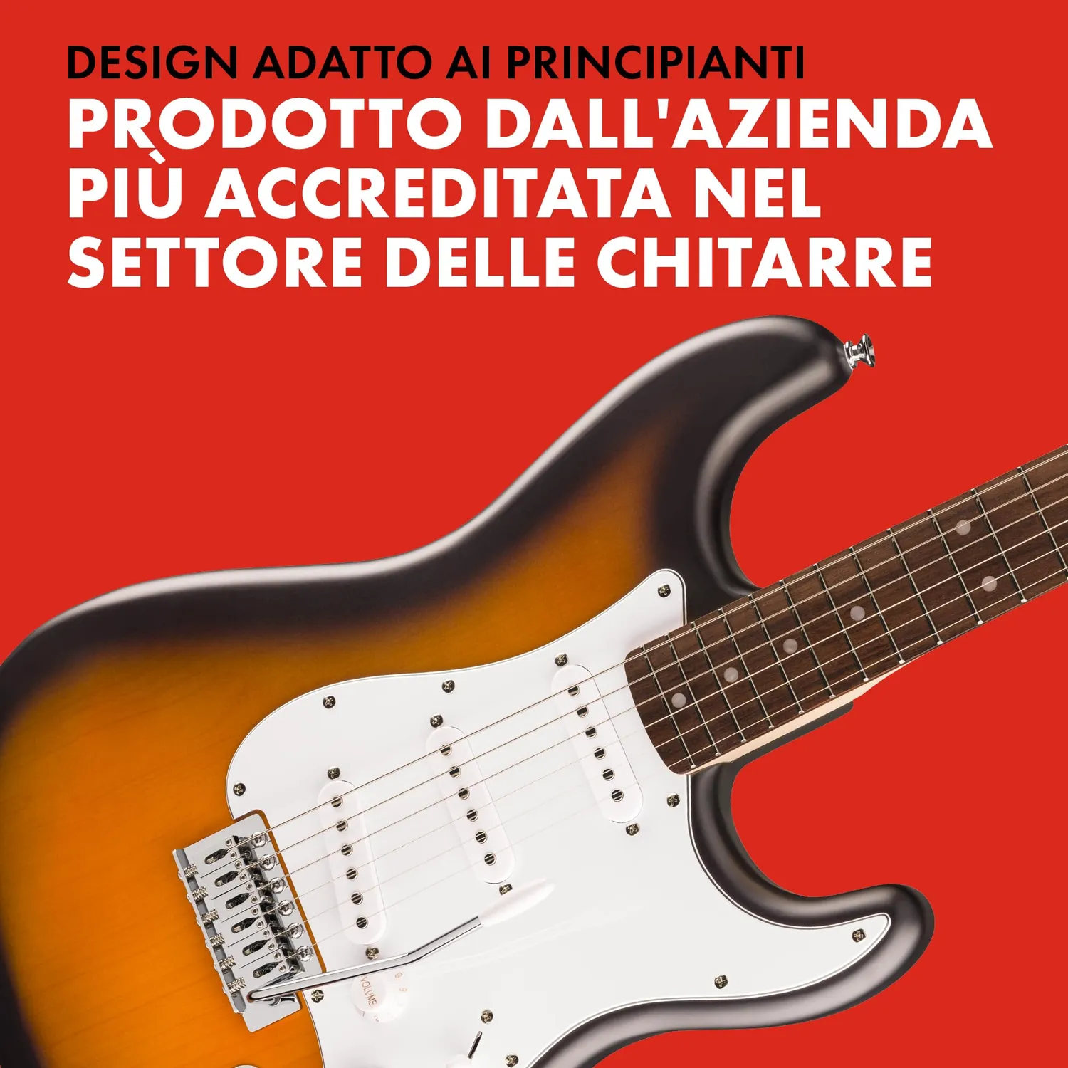 Squier Debut Stratocaster SSS Chitarra Sunburst