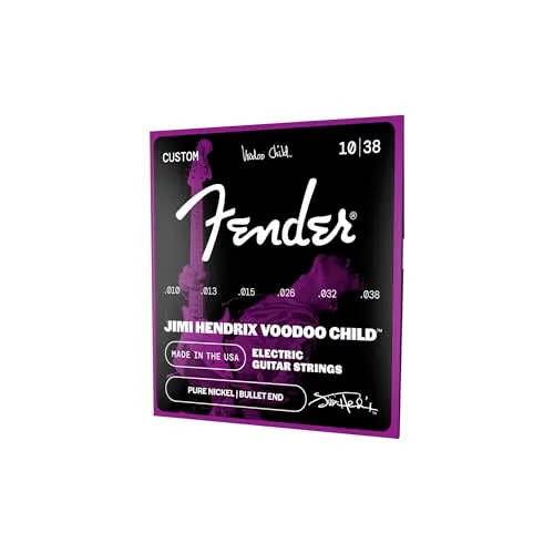Fender Hendrix Voodoo Child Corde Elettrica 10-38 Testa Sferica