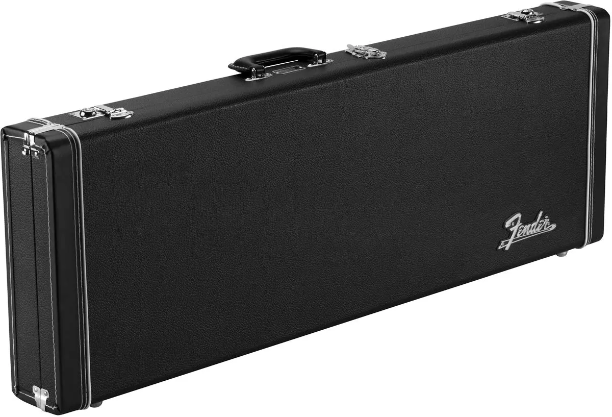 Fender Classic Series custodia rigida Strat Tele nera legno
