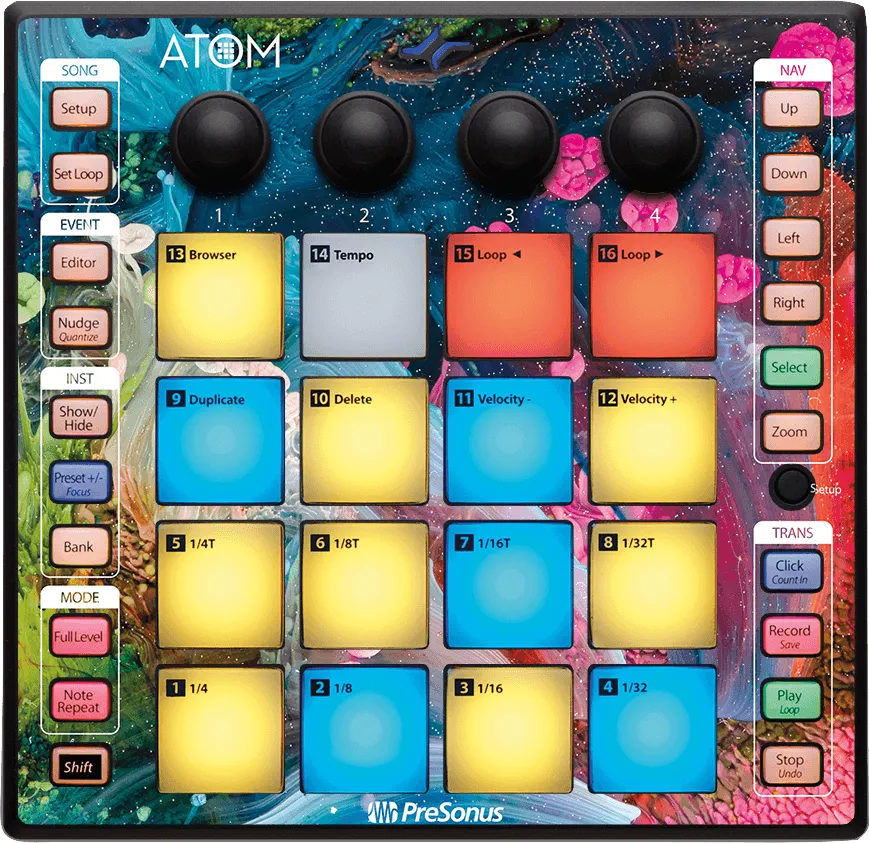 PreSonus ATOM Skins Adesivi Vinile Controller