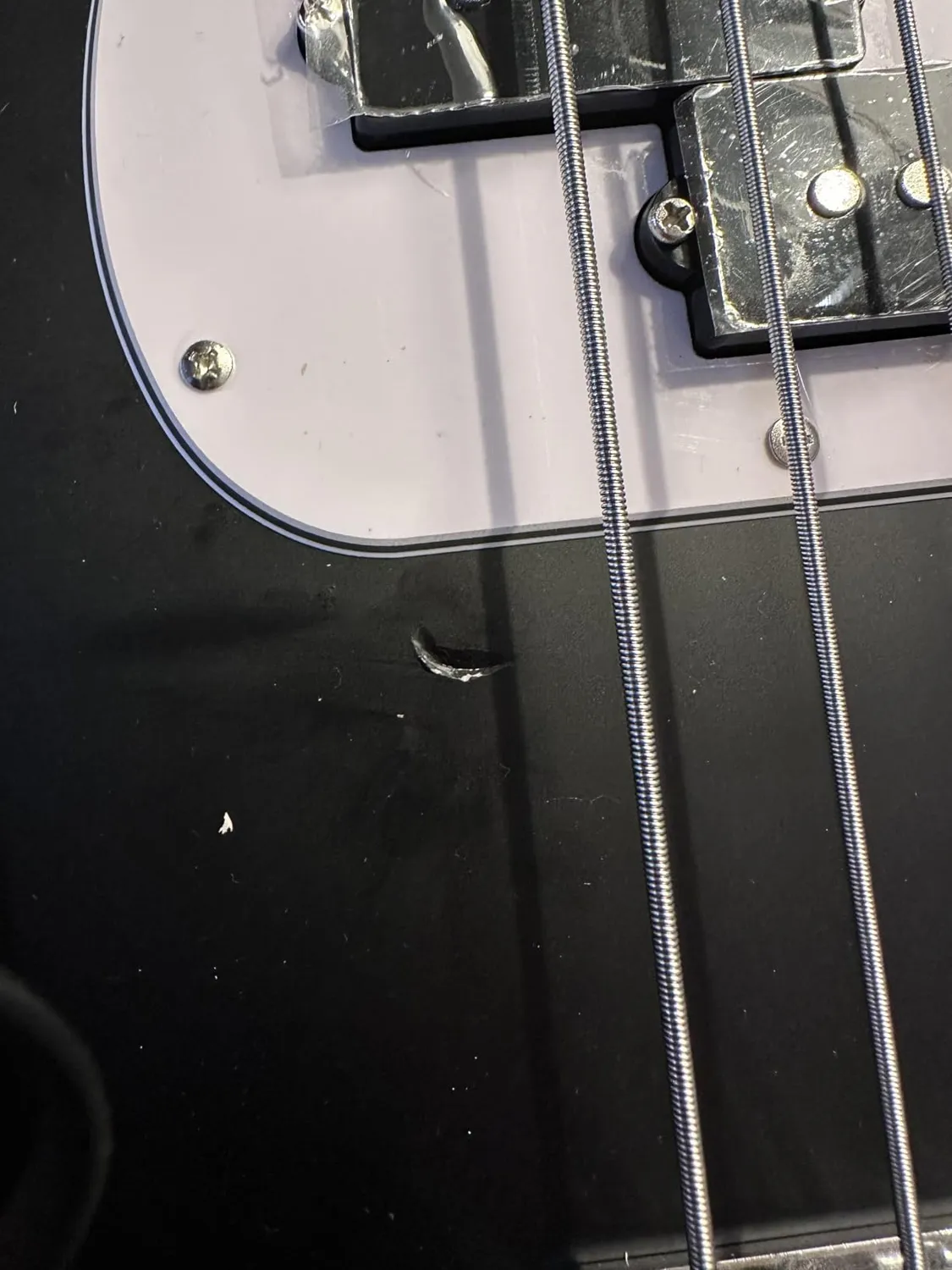 Squier Debut Precision Bass basso elettrico nero principianti