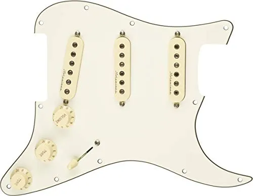 Fender Hot Noiseless battipenna Strat S/S/S bianco