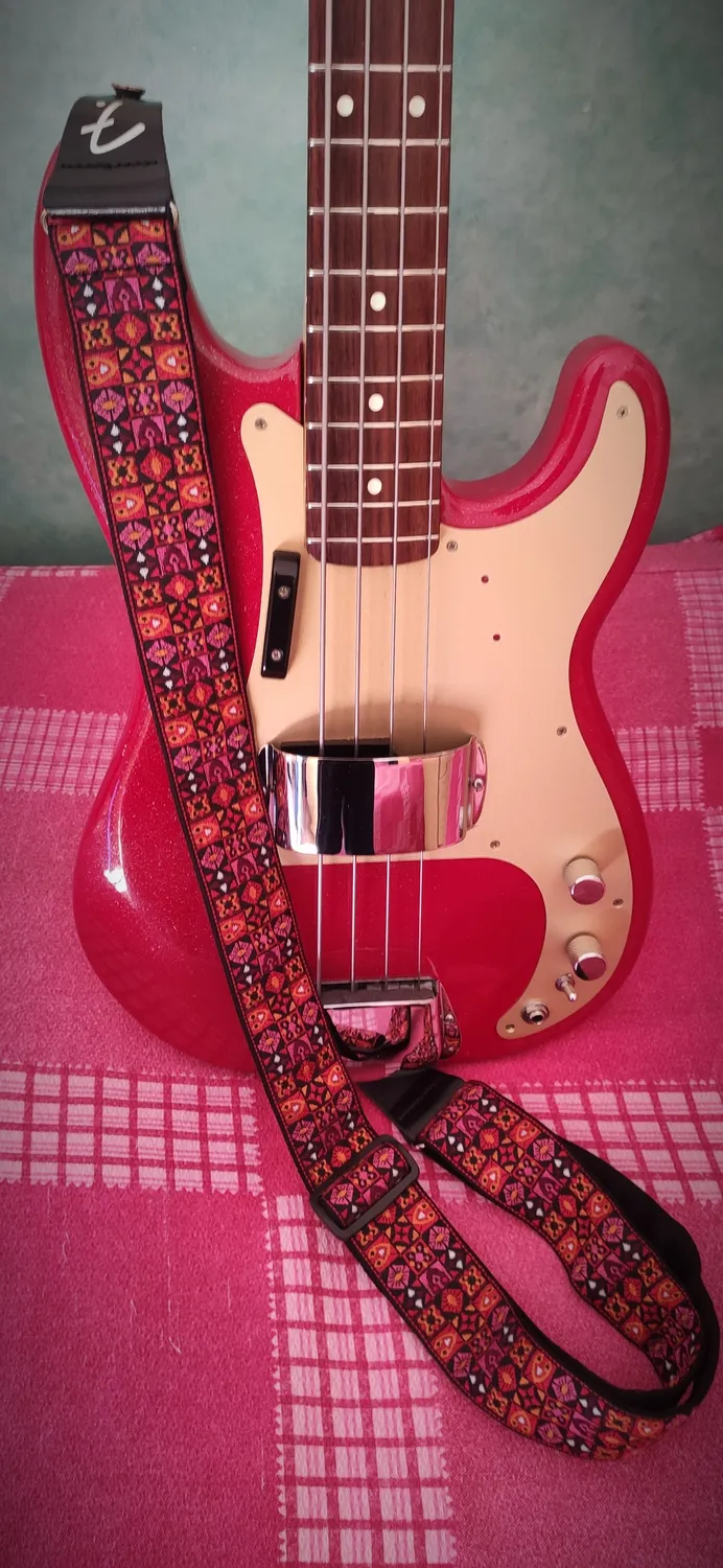 Fender Festival tracolla chitarra blu 5cm mosaico