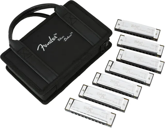 Fender Blues Deluxe set 7 armoniche diatoniche custodia