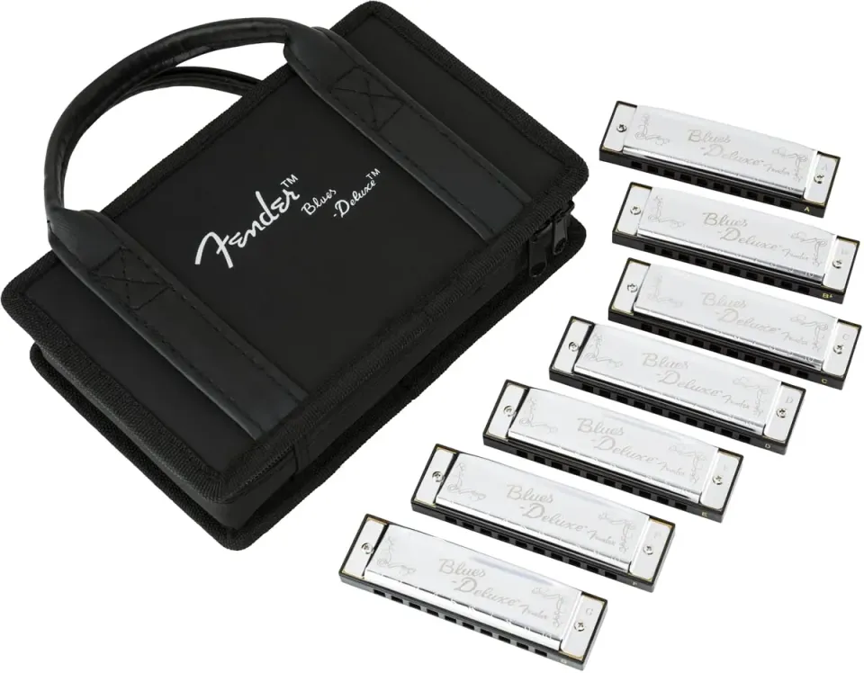 Fender Blues Deluxe set 7 armoniche diatoniche custodia
