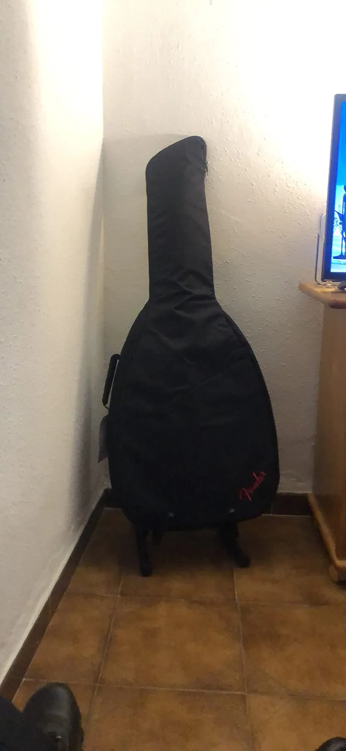 Fender FA405 Custodia Chitarra Dreadnought Nera