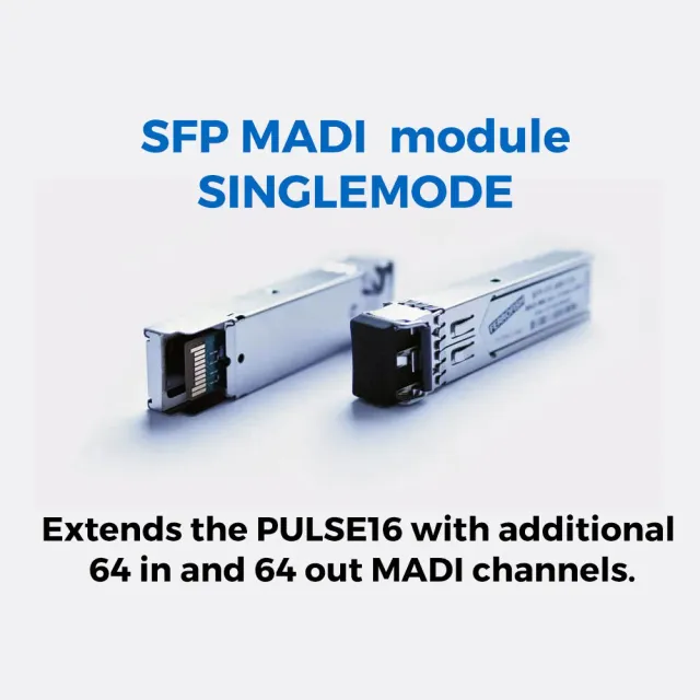 Ferrofish SFP MADI modulo singlemode + unlock code Pulse