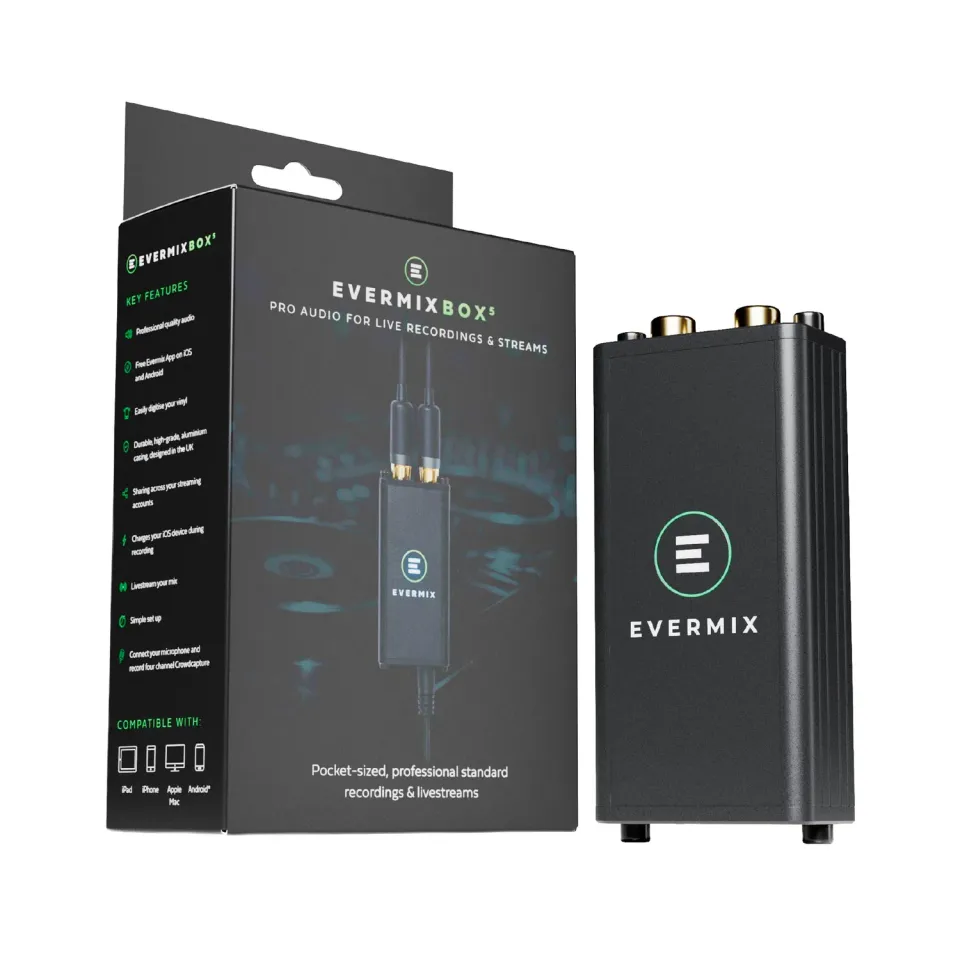 EvermixBox5 interfaccia audio USB-C per DJ