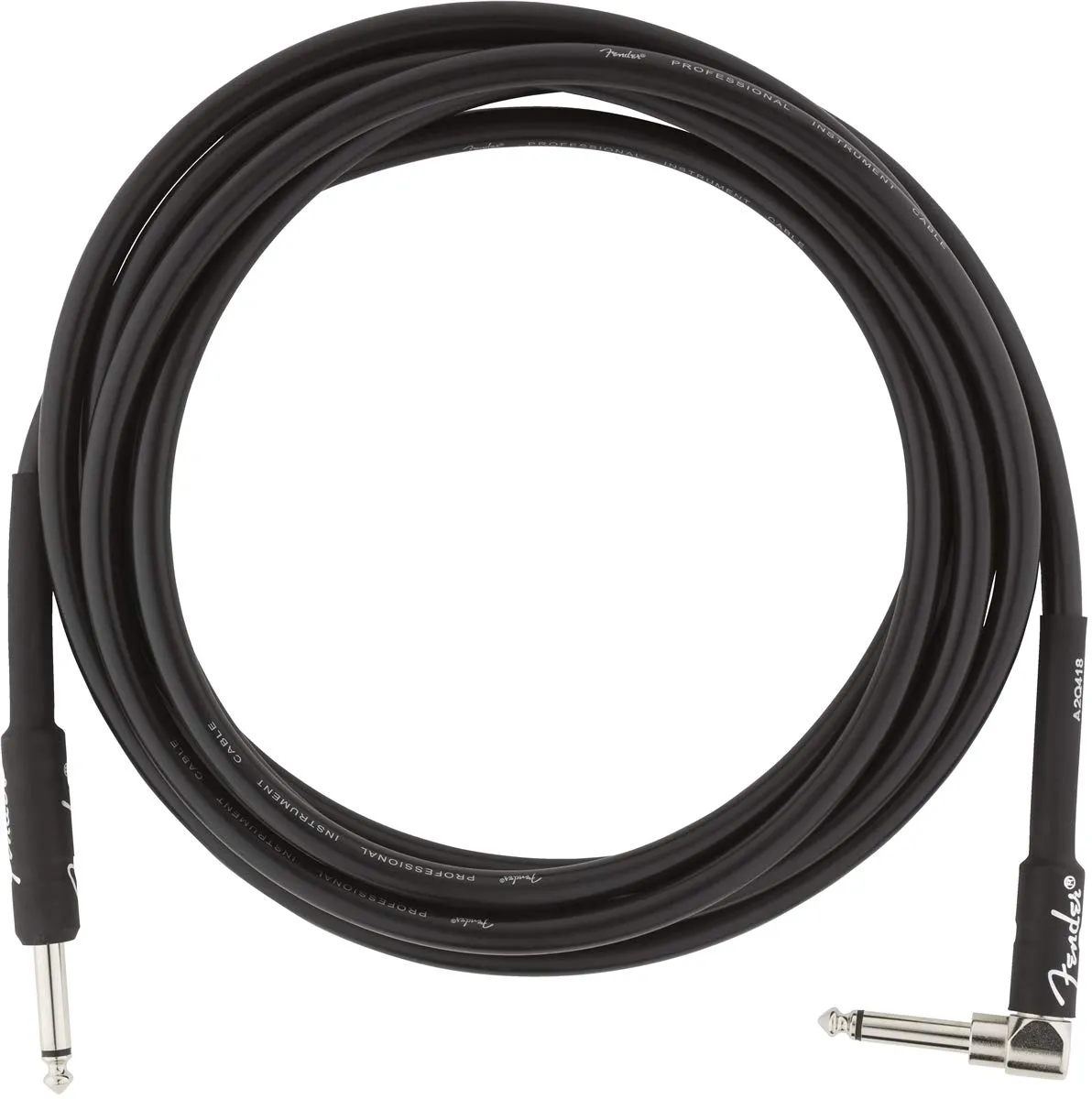 Fender Professional Cavo chitarra 3m dritto-angolato nero