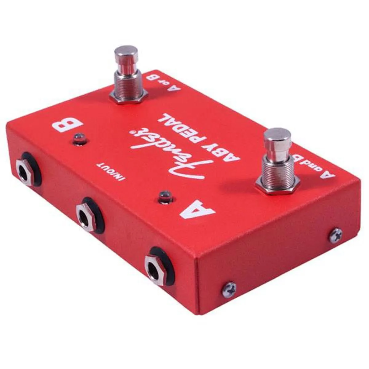 Fender ABY Switcher pedale chitarra 2 ampli rosso