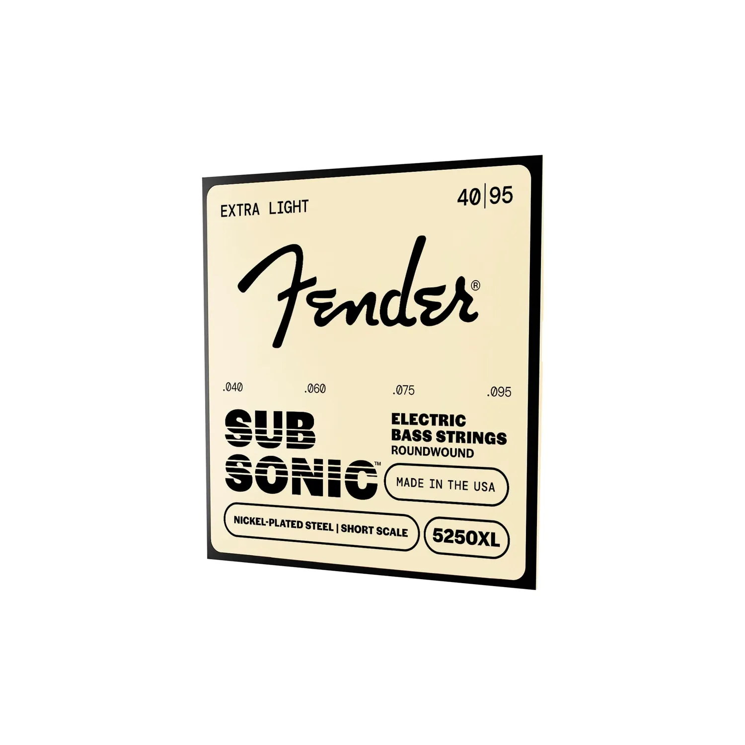 Fender 5250XL corde basso scala corta 40-95 nickel