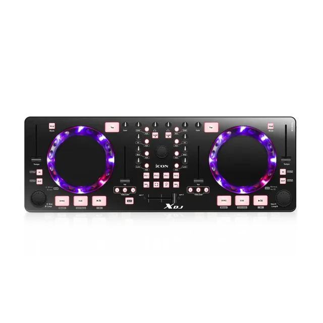 iCON XDJ controller MIDI USB superficie controllo
