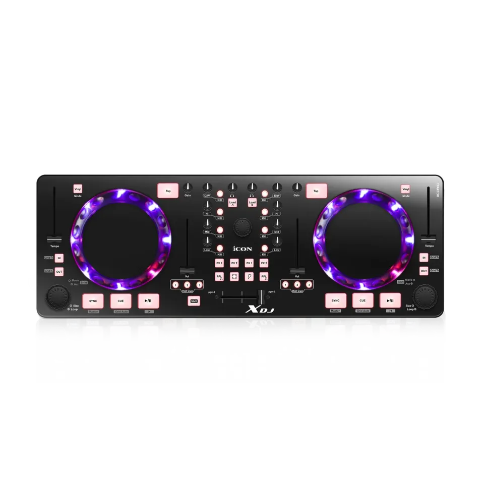 iCON XDJ controller MIDI USB superficie controllo