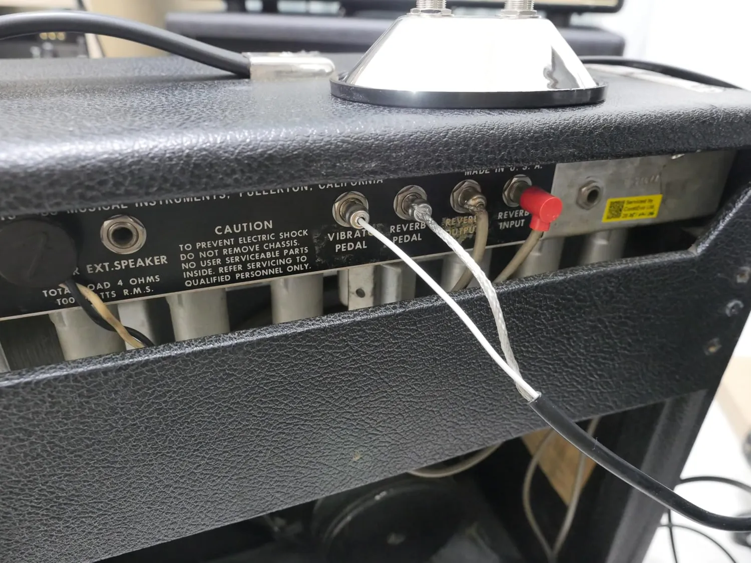 Fender Vintage-Style Footswitch 2 Tasti Interruttore RCA