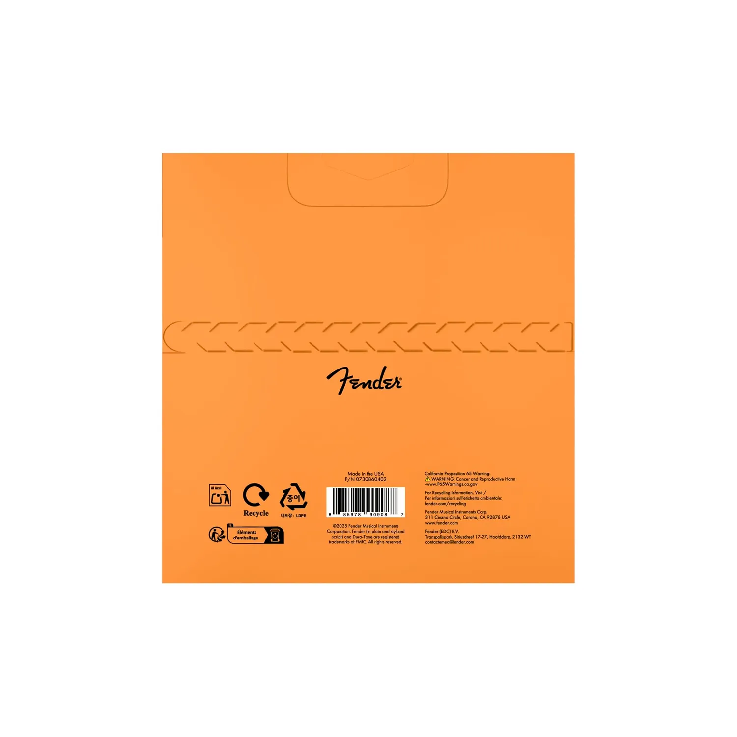 Fender 860XL Dura-Tone corde chitarra acustica 10-48 bronzo