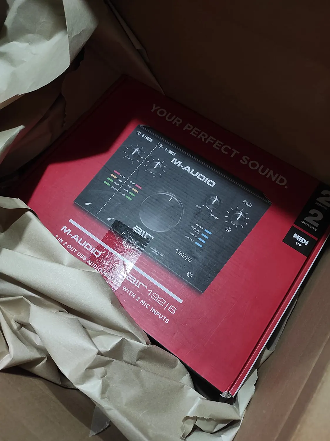 M-Audio AIR 192|6 scheda audio USB MIDI 24bit 2in