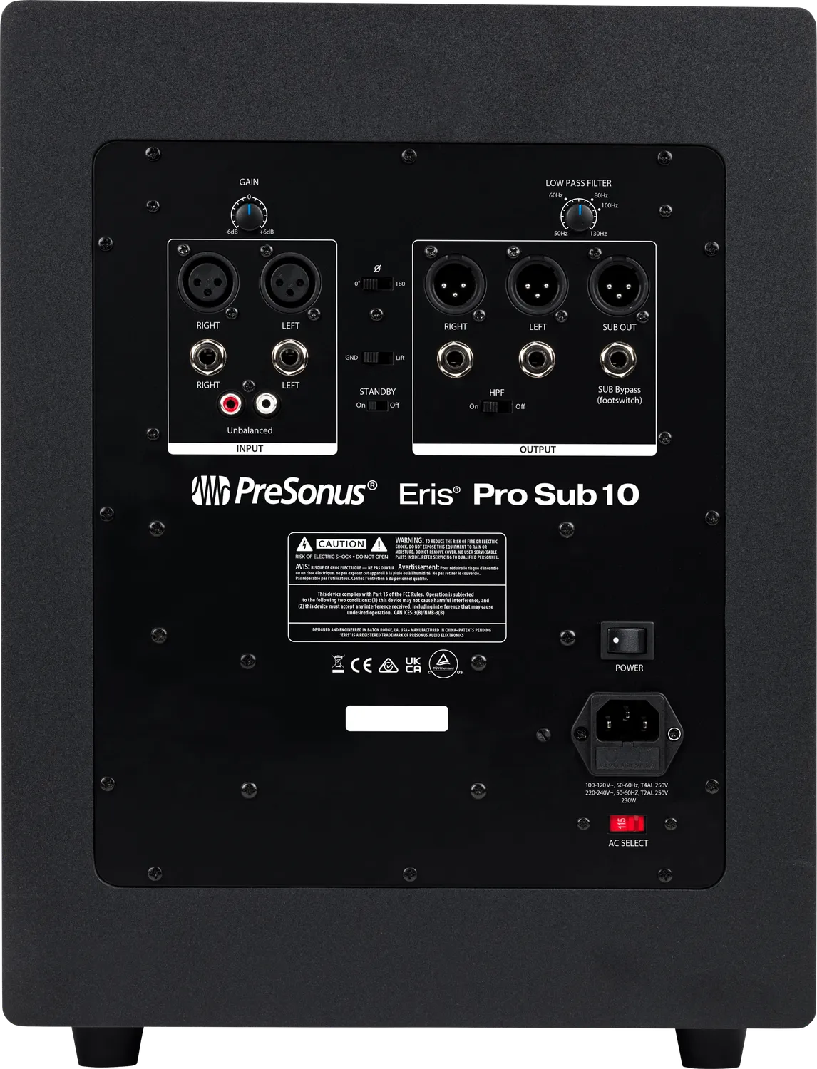PreSonus Eris Pro Sub 10 subwoofer attivo 170W