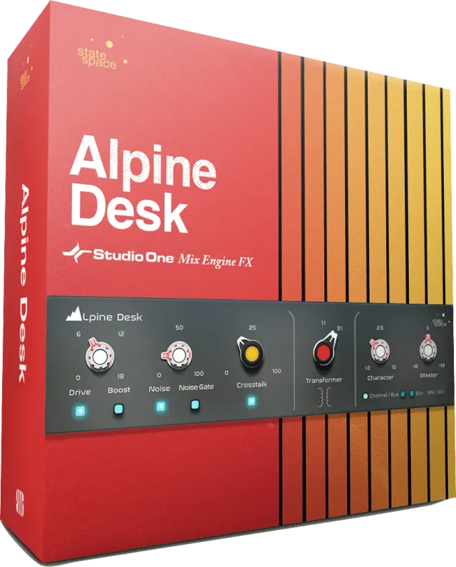 PreSonus Retro Mix Legends Alpine Desk plugin console