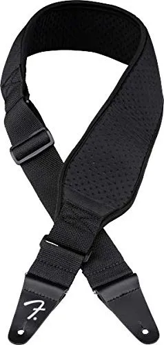 Fender Swell tracolla neoprene nera 7,5 cm chitarra basso