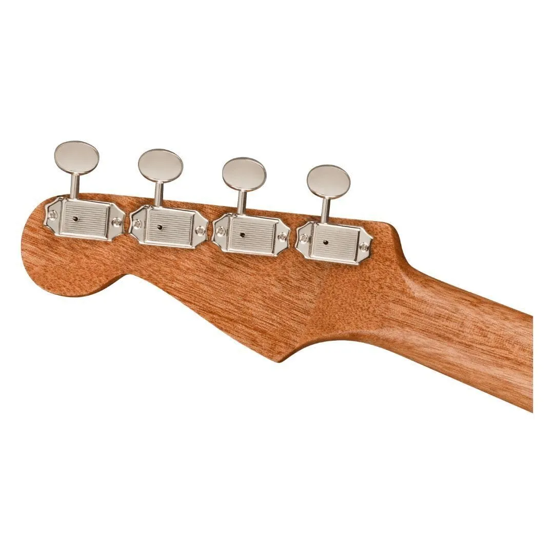 Fender Rincon Ukulele Tenore Aged Cognac Burst Elettrificato