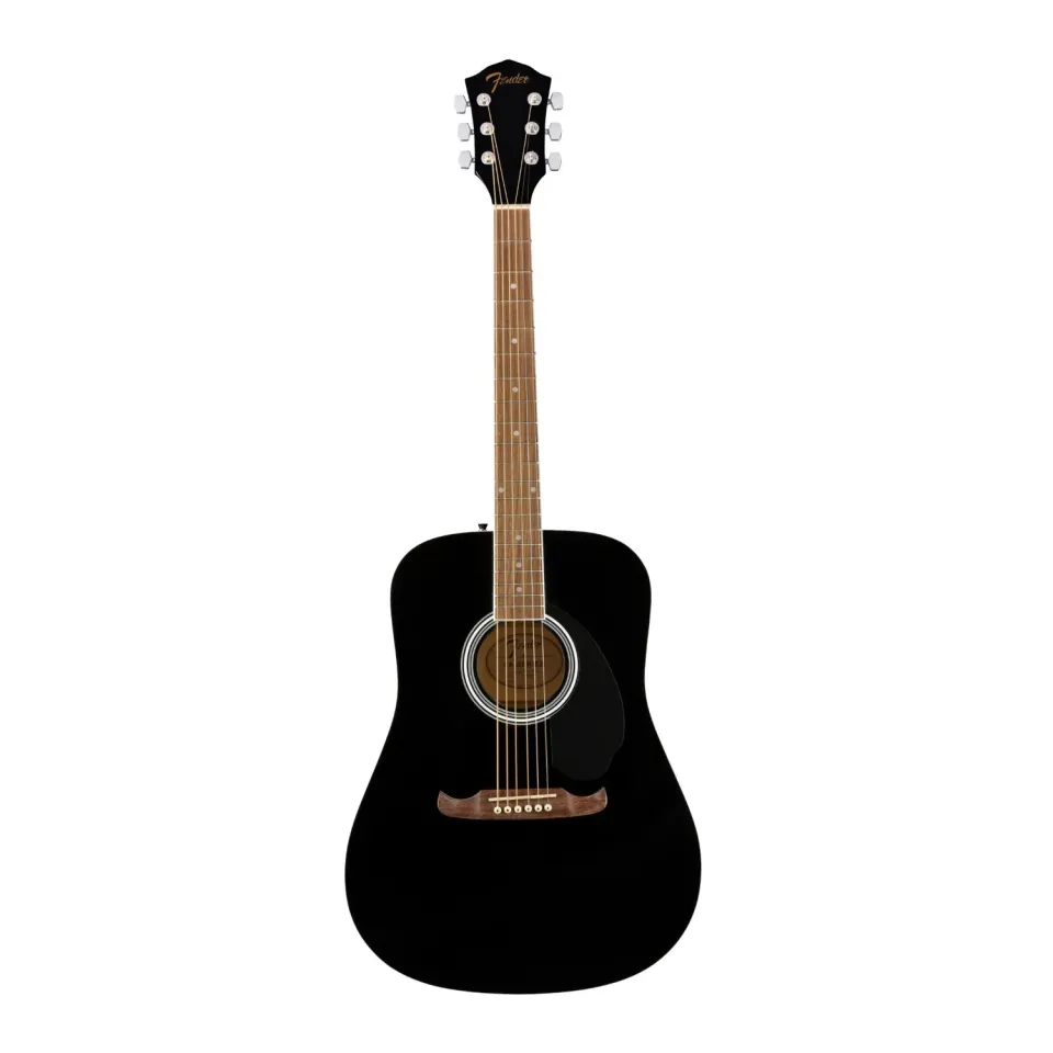 Fender FA-125 Chitarra Acustica Dreadnought Nera