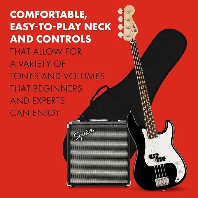 Squier Affinity Precision basso elettrico kit nero con ampli
