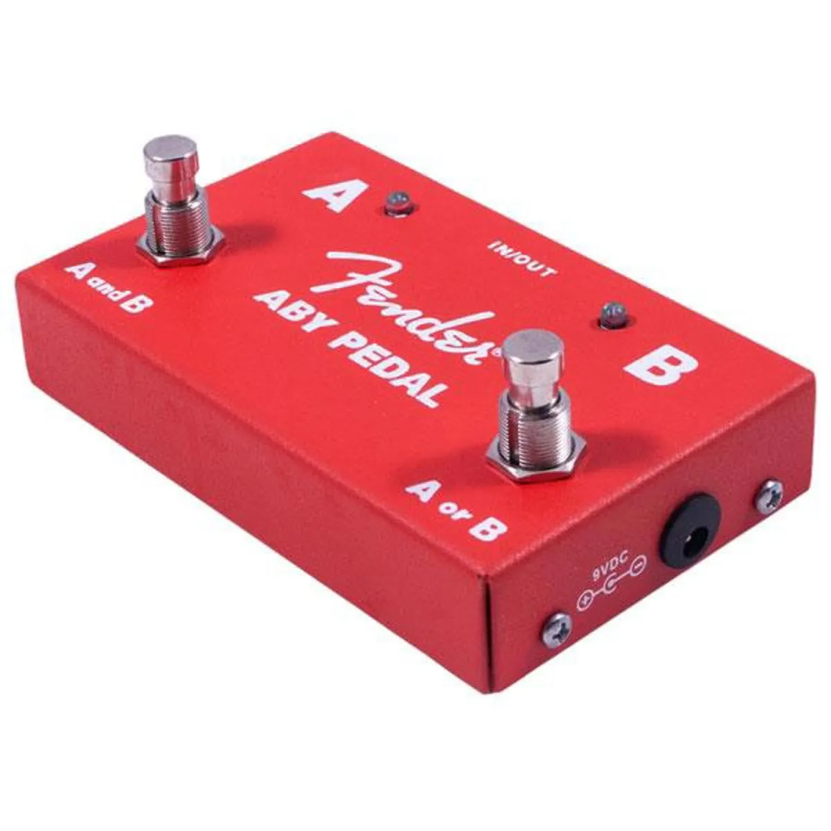 Fender ABY Switcher pedale chitarra 2 ampli rosso
