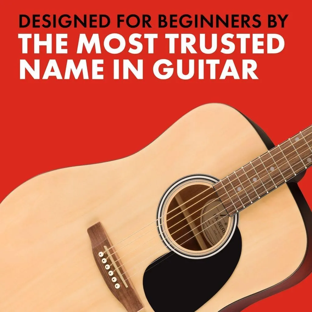 Fender Alternative Dreadnought chitarra acustica naturale kit FA-25