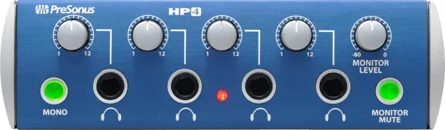 PreSonus HP4 amplificatore cuffie 4 canali da studio