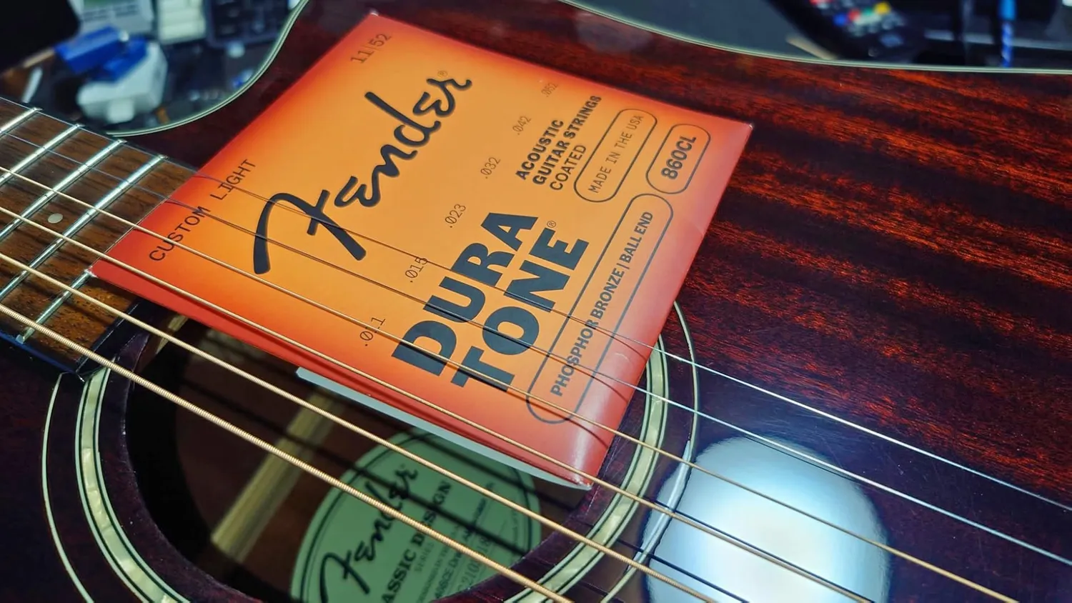 Fender 860XL Dura-Tone corde chitarra acustica 10-48 bronzo