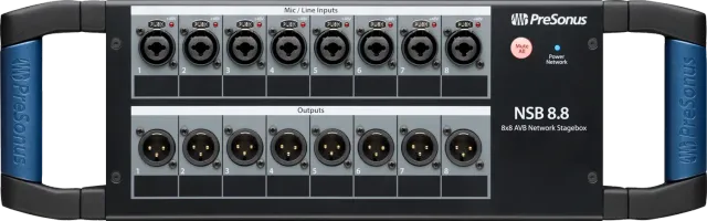 PreSonus NSB 8.8 stage box AVB 8 ingressi palco