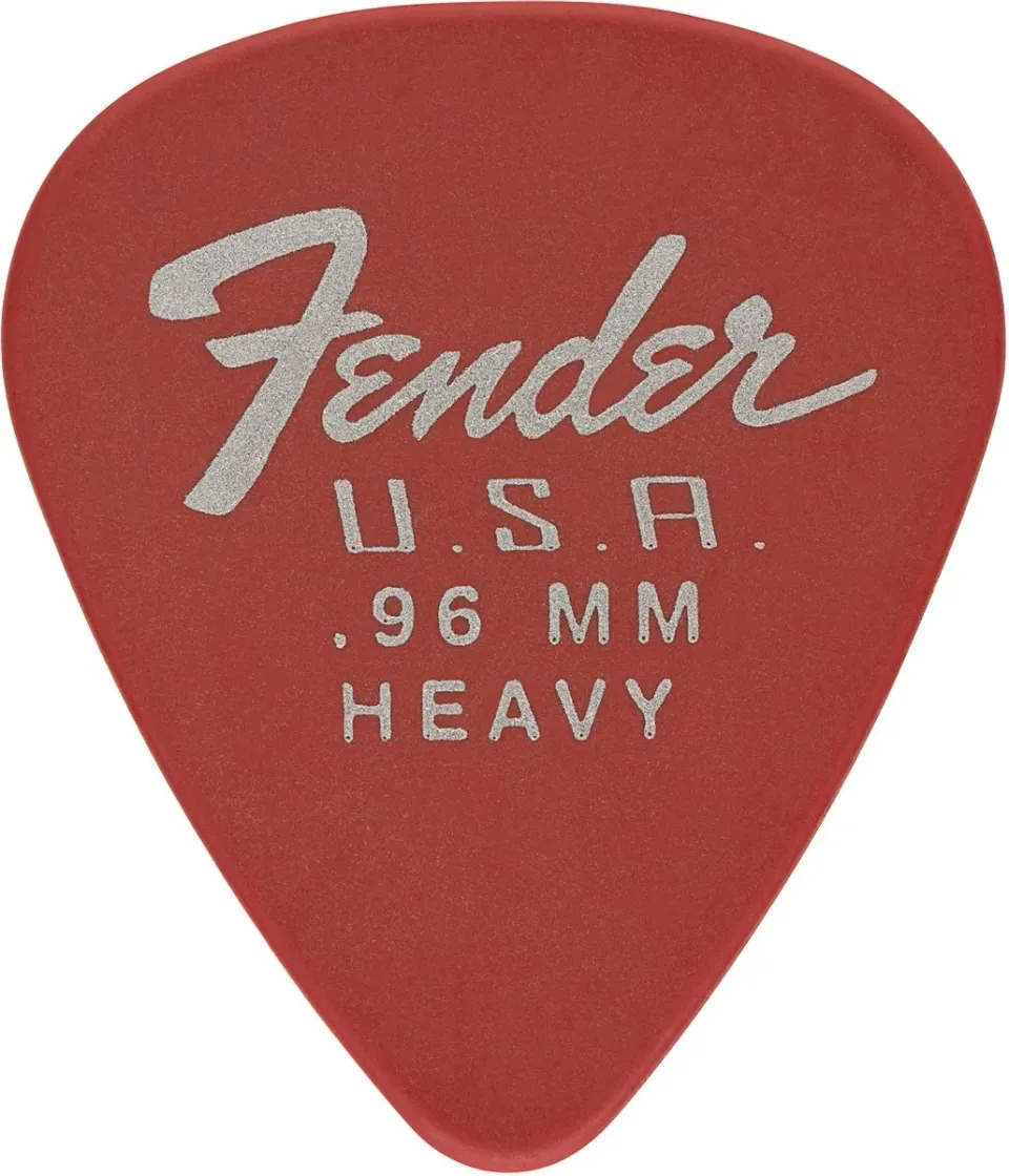 Fender Dura-Tone Plettri 351 0,96mm Fiesta Red 12x