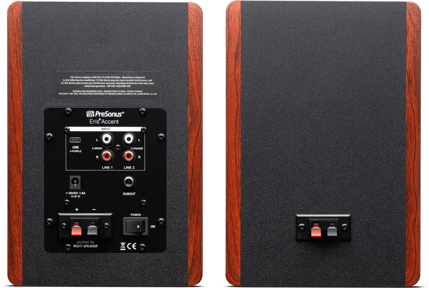 PreSonus Eris Accent Pair casse bookshelf amplificate 60W