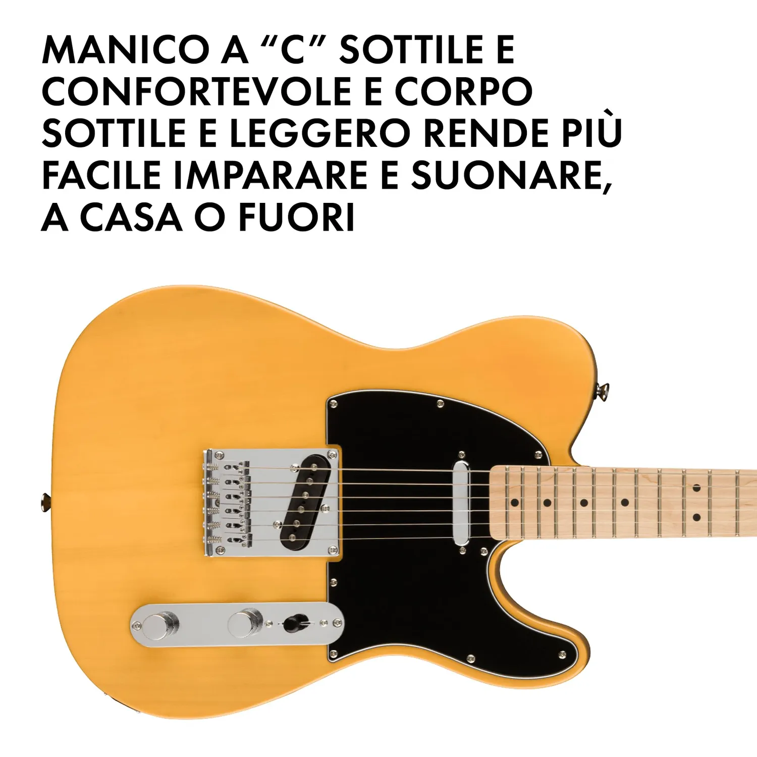 Squier Affinity Telecaster chitarra elettrica Butterscotch Blonde