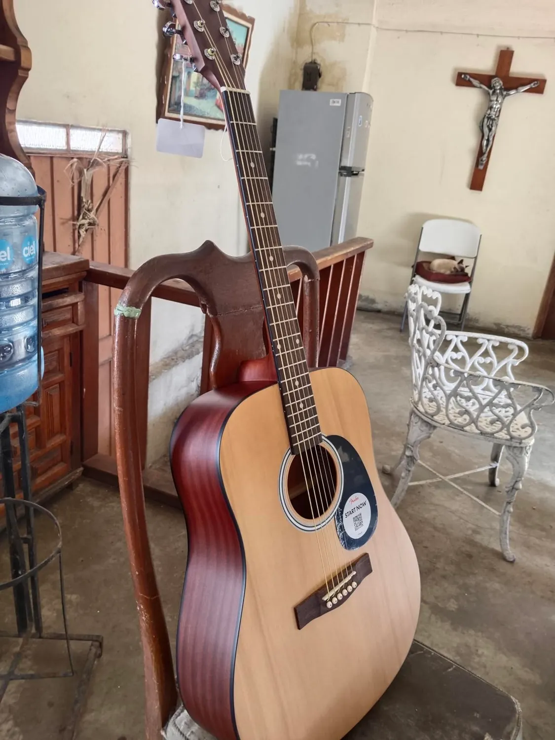 Fender Alternative Dreadnought chitarra acustica naturale kit FA-25