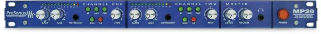 PreSonus MP20 preamplificatore microfonico 2 canali high-end