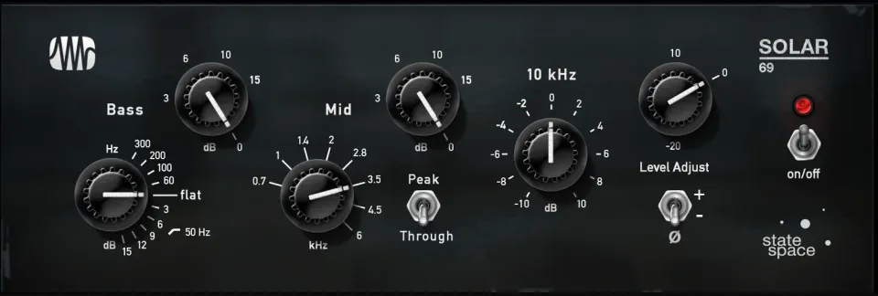 PreSonus Fat Channel Solar 69 plugin EQ britannico