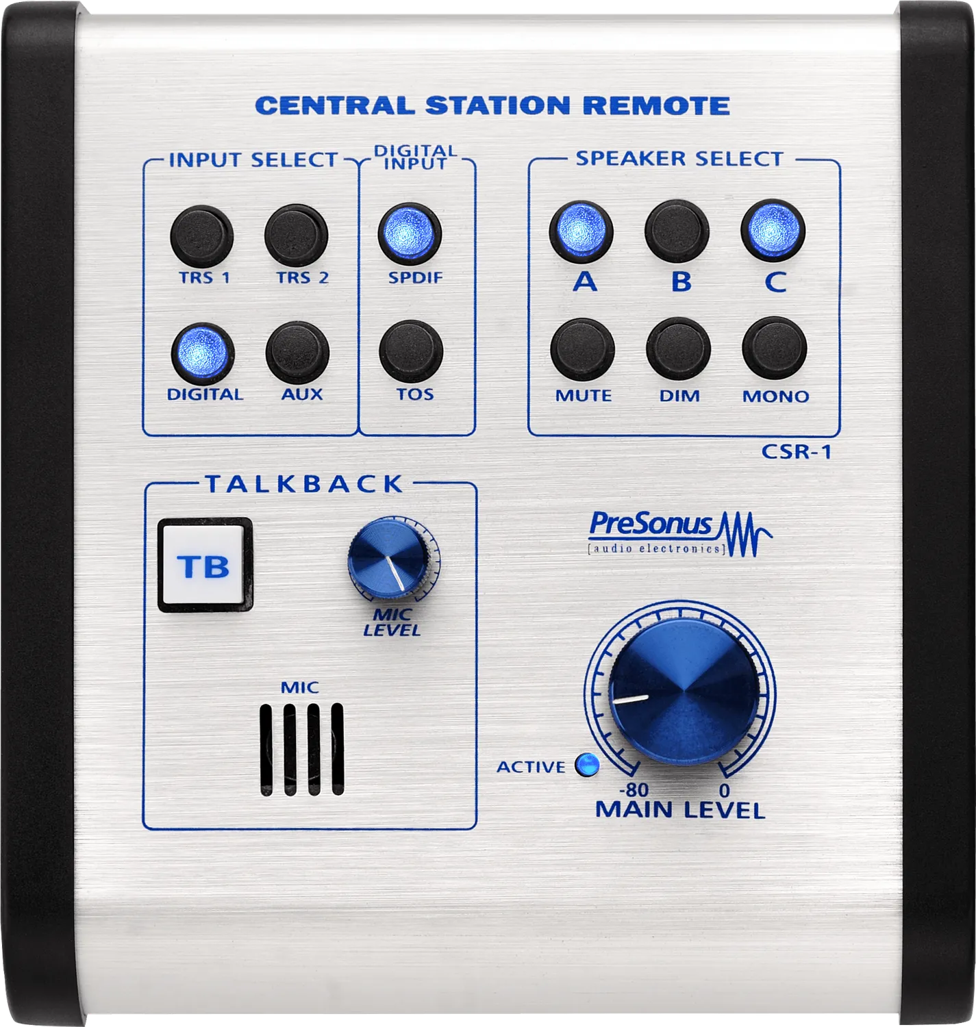 PreSonus Central Station PLUS controller monitor studio
