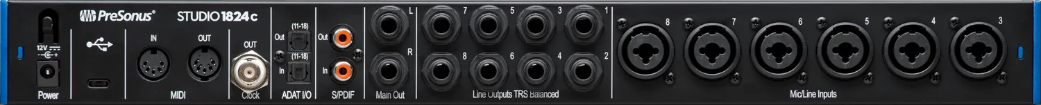 PreSonus Studio 1824c Interfaccia audio USB 18 ingressi